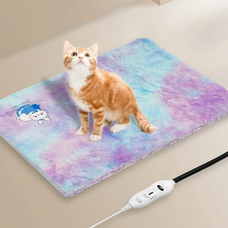 Heating Pad For Pet Cat Winter Warm Constant Temperature Electric Blanket - Bellarte Enchanté Heating Pad For Pet Cat Winter Warm Constant Temperature Electric Blanket